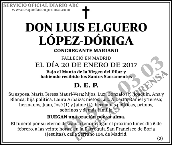 Luis Elguero López-Dóriga